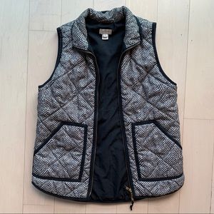 J Crew Herringbone Vest XXS